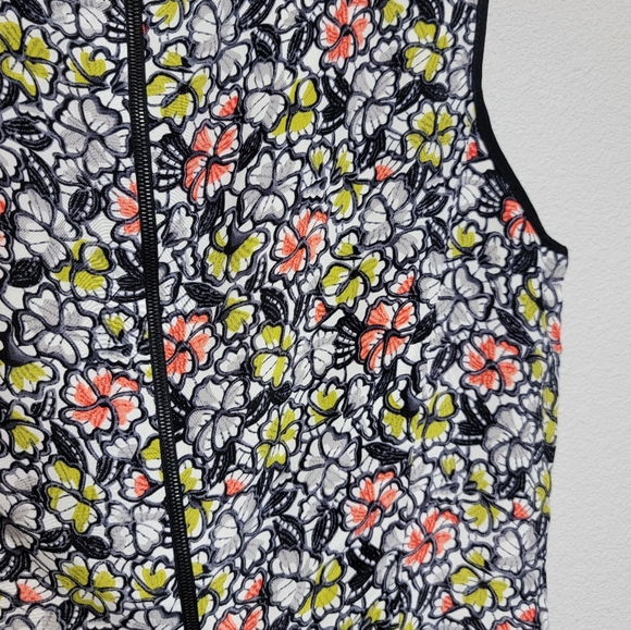 Jason Wu 100% silk double lined sheath swing dress midi length - Picture 5 of 12